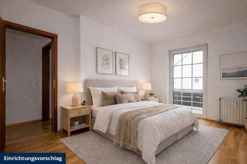 Schlafzimmer Einrichtungsbeispiel - 