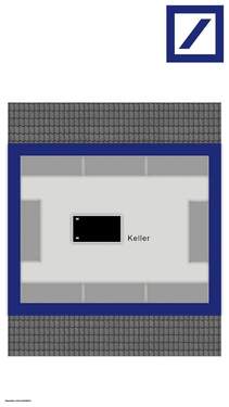 Illustration nicht ausgebauter Spitzboden Hochkeller - 