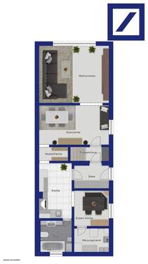 Illustration Erdgeschoss - 