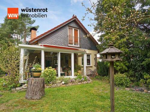 Rückseite Wohnhaus - 2 Zimmer Einfamilienhaus zum Kaufen in Spreenhagen / Braunsdorf