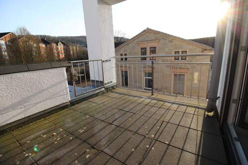 Ausblick Balkon - 2 Zimmer Etagenwohnung zur Miete in Hagen