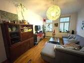 Wohnzimmer - Etagenwohnung mit 85,00 m&sup2; in Leipzig zum Kaufen