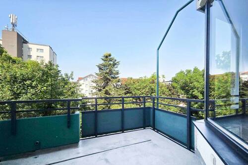 Balkon vom Wohnzimmer - 3 Zimmer Einfamilienhaus in Bonn