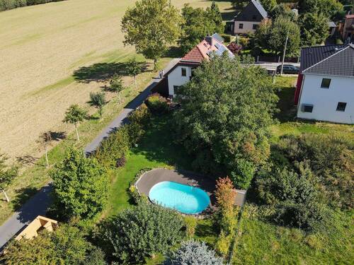 Drohnenansicht - Einfamilienhaus mit 125,00 m² in Dresden zum Kaufen