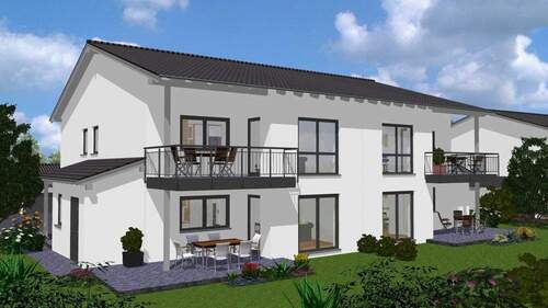 Visualisierung - Wohnen mit Erholungsfaktor und Weitblick Großzügige 3-Zimmer-Erdgeschosswohnung mit Terrasse