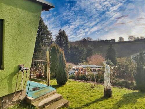 Ausblick vom Grundstück - Baugrundstück im Grünen nahe Dresden mit traumhaftem Blick!