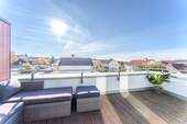 Süd ausgerichtete Dachterrasse - 