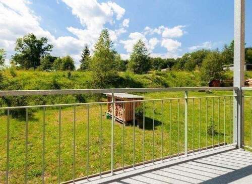 Ausblick vom Balkon - 3 Zimmer Etagenwohnung in Bärenstein