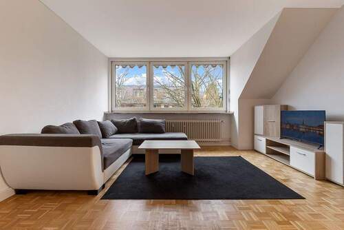 Wohnzimmer - Etagenwohnung mit 60,00 m&sup2; in Hamburg zum Kaufen