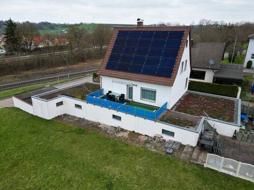 Süd Ansicht - 4 Zimmer Einfamilienhaus zum Kaufen in Aalen-Attenhofen