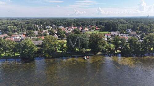 Blick vom Wasser - Grundstück in Heidesee zum Kaufen