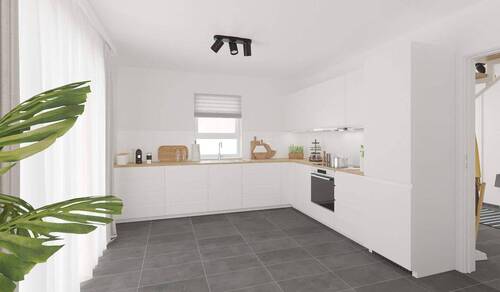 In der offenen Wohnküche bereiten Sie köstliche Mahlzeiten zu - 