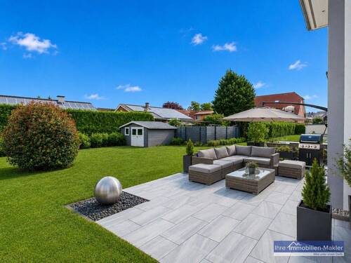 Garten-Ansicht (KI) - Einfamilienhaus mit 151,00 m&sup2; in Selm zum Kaufen