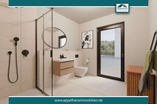 Badezimmer - 2 Zimmer Etagenwohnung in Osnabrück