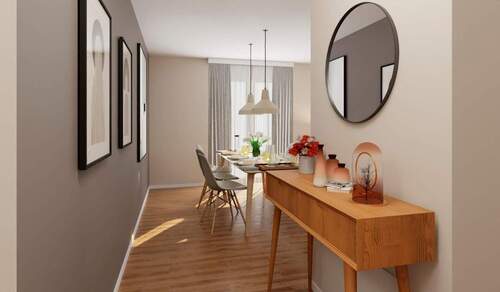 Der erste Eindruck zählt – der Flur empfängt Sie m - 3 Zimmer Etagenwohnung zum Kaufen in Wildau