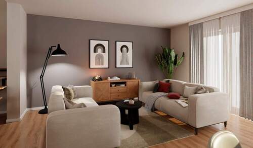 Lichtdurchfluteter Wohnbereich dank bodentiefer Fenster - Einfamilienhaus mit 178,00 m&sup2; in Berlin zum Kaufen