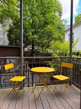 Pause auf dem Balkon - Büro in Köln