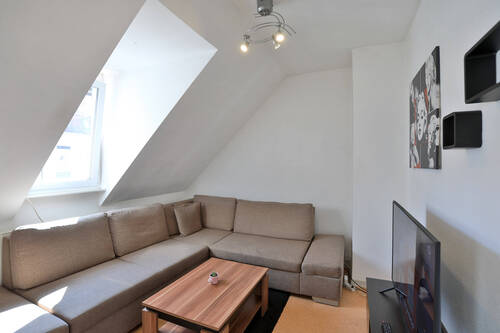 Wohnzimmer Hinterhaus Referenzwohnung - 