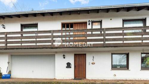 Außenansicht 1 - EFH mit Einlieger-Fewo, Hanglage, Doppelgarage u. großem Grundstück