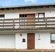 EFH mit Einlieger-Fewo, Hanglage, Doppelgarage u. großem Grundstück - Gersfeld Sandberg