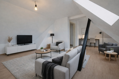 Dachgeschoss (mit KI bearbeitet und möbliert) - 