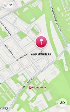 Lageplan - 3 Zimmer Etagenwohnung zum Kaufen in Berlin