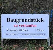 Grundstück Priort Wustermark - für Ein-Zweifamilienhausbebauung - viel Nebengelass möglich