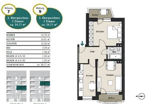 WE 7 u 9 - Belgisches Viertel! Vermietete Eigentumswohnung in TOP-Lage - WE 7