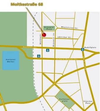 Lage - 2 Zimmer Etagenwohnung in Köln