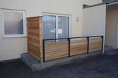 Terrasse mit Sichtschutz - 