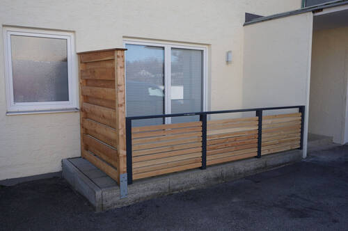 Terrasse mit Sichtschutz - 