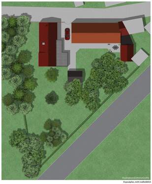 Lageplan des Grundstücks - 