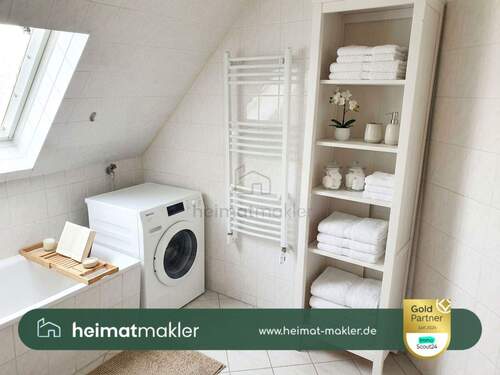 Badezimmer Einrichtungsbeispiel - 2 Zimmer Etagenwohnung in Wiedemar