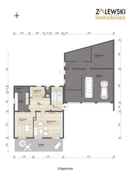 Erdgeschoss - Haus I - 