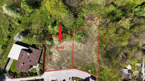 Blick zum Grundstück - Grundstück zum Kaufen in Rosenheim