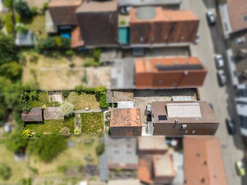Drohnenansicht - Einfamilienhaus mit 193,00 m² in Stutensee / Spöck zum Kaufen