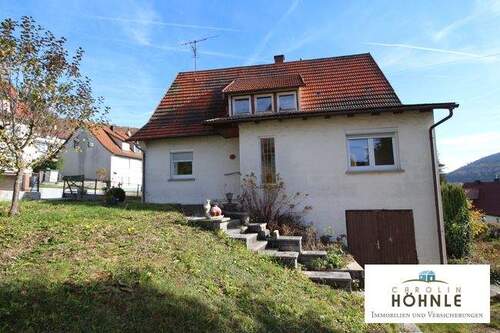 Westansicht - 5 Zimmer Einfamilienhaus zum Kaufen in Burladingen