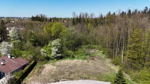 Blick zum Grundstück - Grundstück in Rosenheim