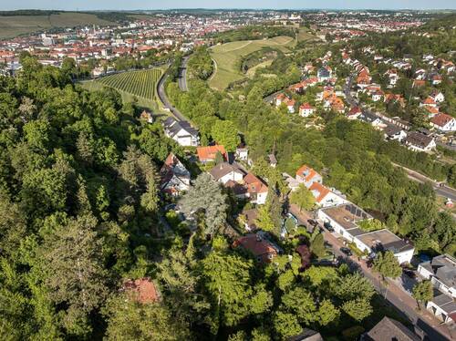 Luftaufnahme vom Grundstück - 