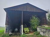 überdachtes Fahrsilo Einfahrt - 