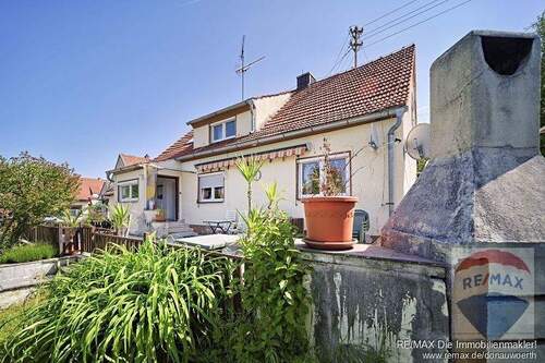 Gartenansicht - 4 Zimmer Einfamilienhaus in Nordendorf