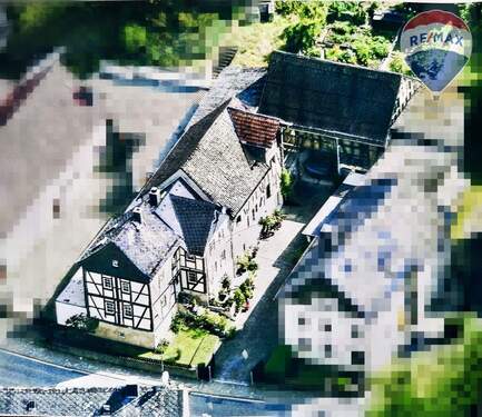 02 Luftbild - 7 Zimmer Einfamilienhaus zum Kaufen in Weinbach