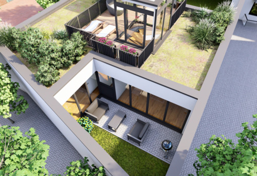 Visualisierung 8.PNG - Exklusiver Neuausbau! Großzügige Wohnung mit Terrasse & Dachterrasse im Kwartier Latäng! - WE 7