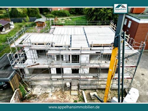 Aktueller Baustand - Zentrale 2-Zimmer-Neubauwohnung mit sonniger Dachterrasse