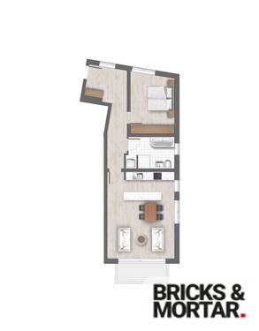 Oblatterwall Wohnung 5 (Visualisierung) - 