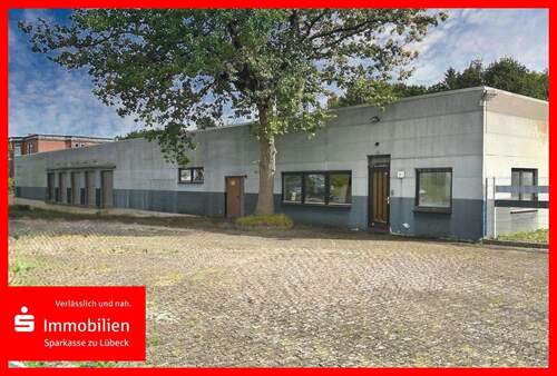 Straßenansicht - Seltene Gelegenheit - große Logistikhalle im Gewerbegebiet Rapsacker zu verkaufen