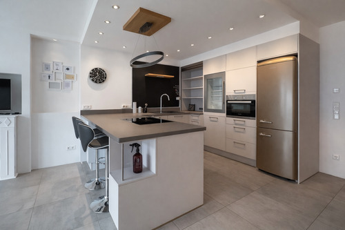 Moderne Küche - Etagenwohnung mit 103,90 m&sup2; in Bad Aibling zum Kaufen