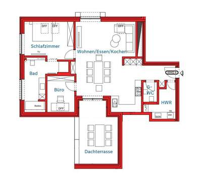 Wohnung 04 - 121,47 m² - Etagenwohnung mit 121,50 m² in Werlte zum Kaufen