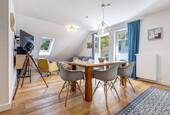 Wohnzimmer mit Essbereich - 3 Zimmer Etagenwohnung in Zinnowitz
