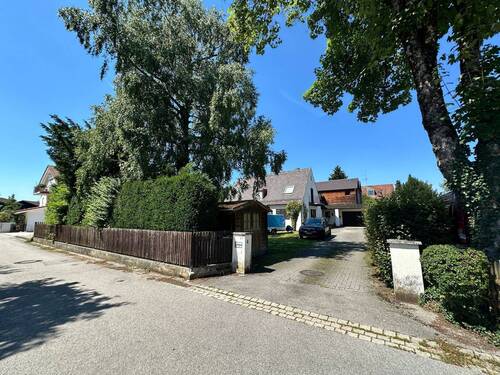 Eingang Grundstück - 4 Zimmer Einfamilienhaus zum Kaufen in Vaterstetten